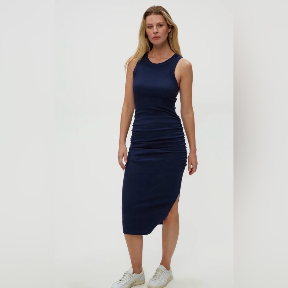 Michael Stars Color Midnight Wren Tank Midi Dress Super Soft Size Medium